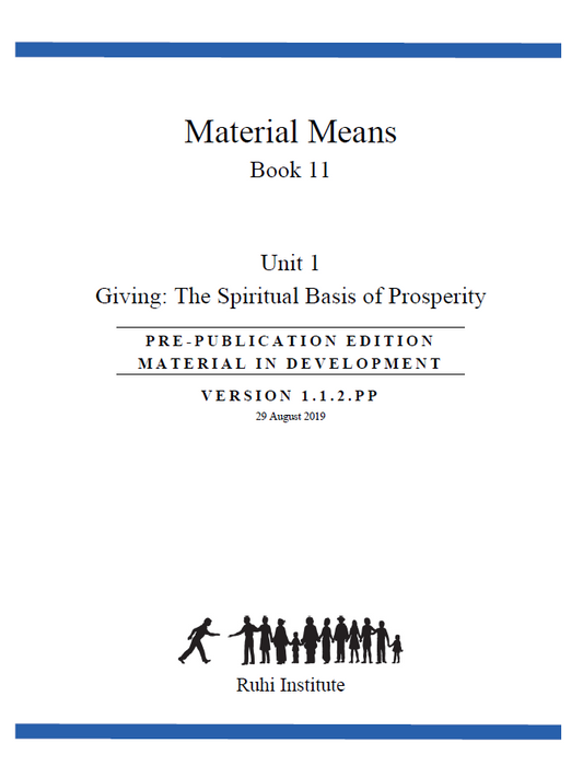 Book 11.1 - Material Means - The Spiritual Basis of Prosperity