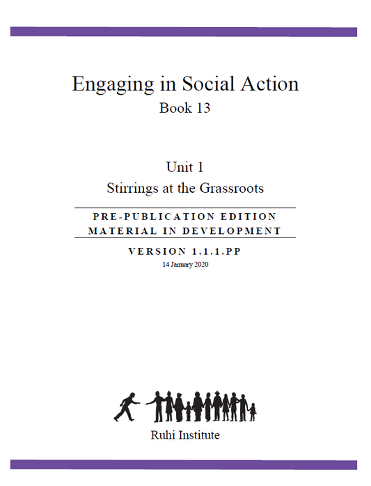 Book 13.1 - Engaging in social Action - Stirrings at the Grassroots