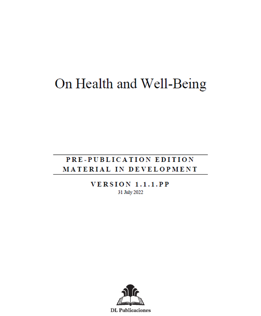 On Health and Well-being