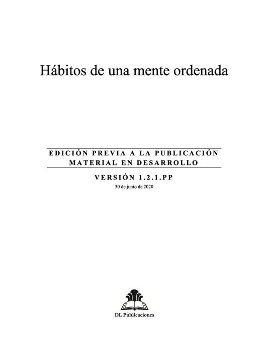 Hábitos de una mente ordenada